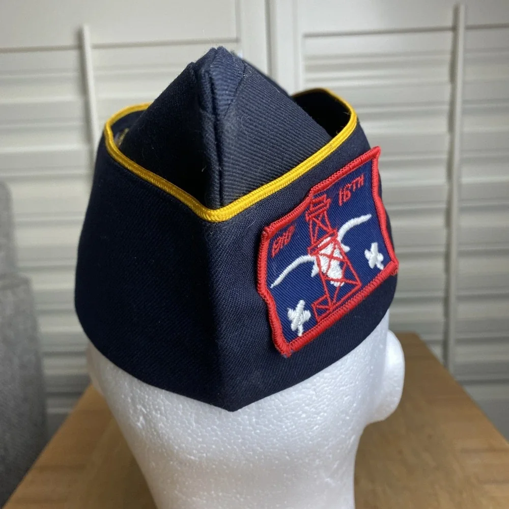 VTG AMERICAN LEGION GARRISON HATS Midland, Granbury. TX Embroidered Size 6 7/8